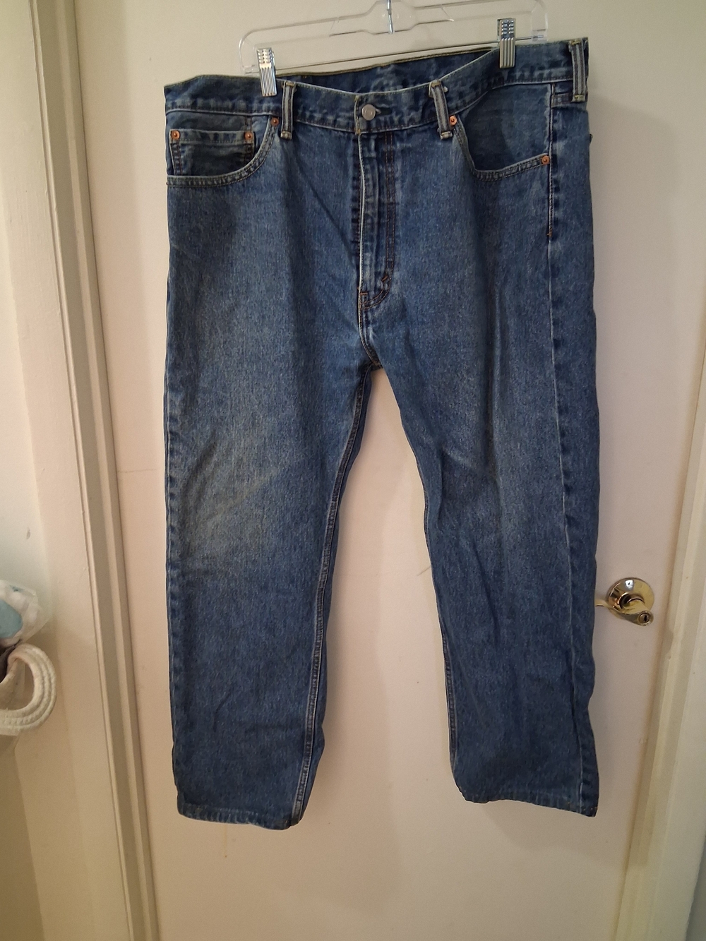 Levi Strauss Denim 505 Blue Jeans - Picture 7 of 9